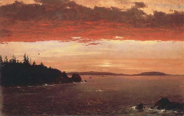 Frederic E.Church Schoodic Peninsula from Mount Desert at Sunrise France oil painting art